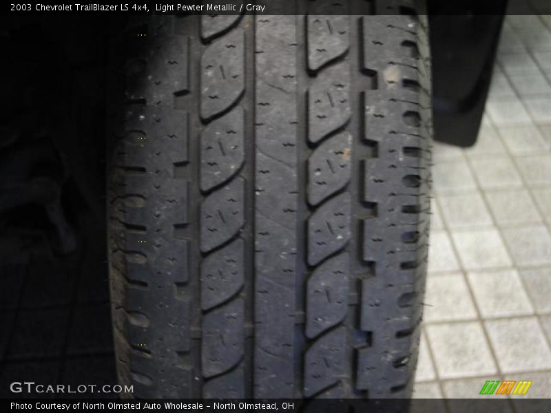 Light Pewter Metallic / Gray 2003 Chevrolet TrailBlazer LS 4x4