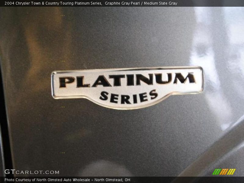 Graphite Gray Pearl / Medium Slate Gray 2004 Chrysler Town & Country Touring Platinum Series