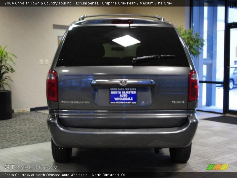 Graphite Gray Pearl / Medium Slate Gray 2004 Chrysler Town & Country Touring Platinum Series