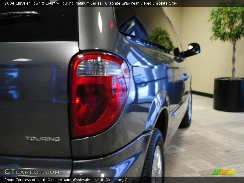 Graphite Gray Pearl / Medium Slate Gray 2004 Chrysler Town & Country Touring Platinum Series
