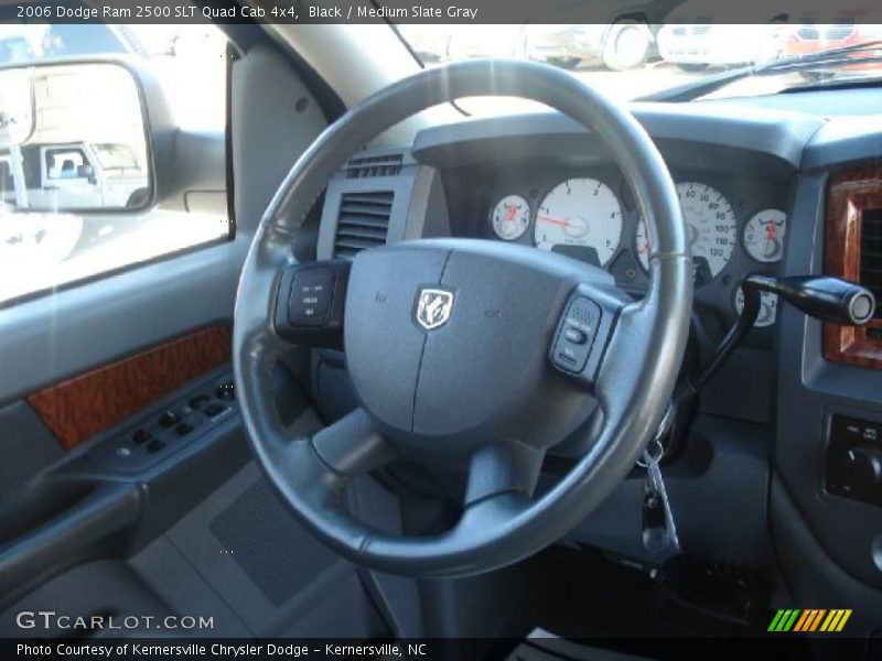 Black / Medium Slate Gray 2006 Dodge Ram 2500 SLT Quad Cab 4x4