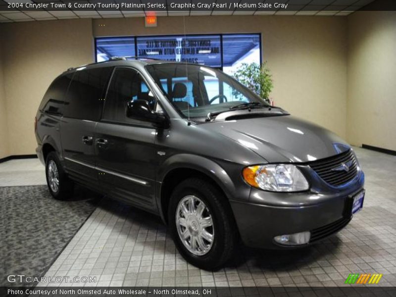Graphite Gray Pearl / Medium Slate Gray 2004 Chrysler Town & Country Touring Platinum Series