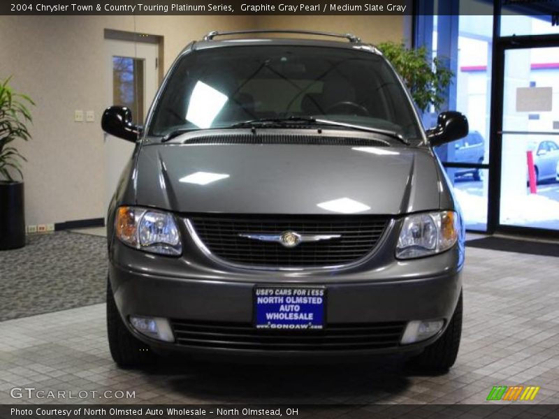 Graphite Gray Pearl / Medium Slate Gray 2004 Chrysler Town & Country Touring Platinum Series