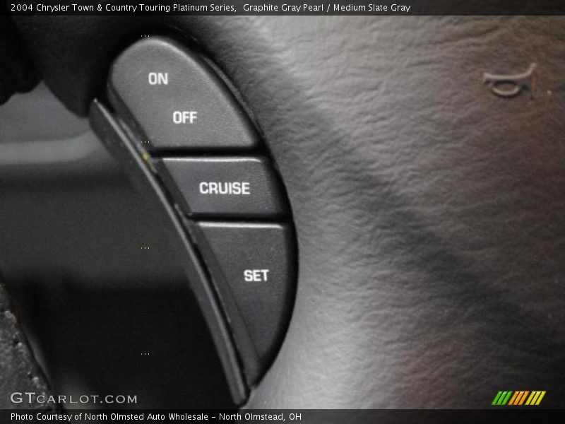 Graphite Gray Pearl / Medium Slate Gray 2004 Chrysler Town & Country Touring Platinum Series