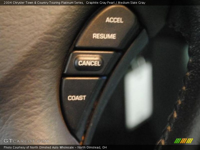 Graphite Gray Pearl / Medium Slate Gray 2004 Chrysler Town & Country Touring Platinum Series