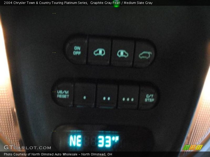 Graphite Gray Pearl / Medium Slate Gray 2004 Chrysler Town & Country Touring Platinum Series