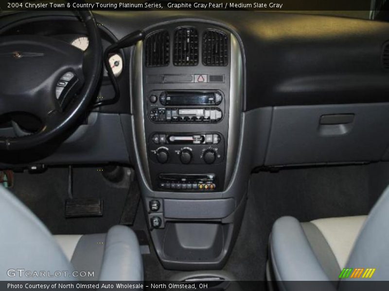 Graphite Gray Pearl / Medium Slate Gray 2004 Chrysler Town & Country Touring Platinum Series