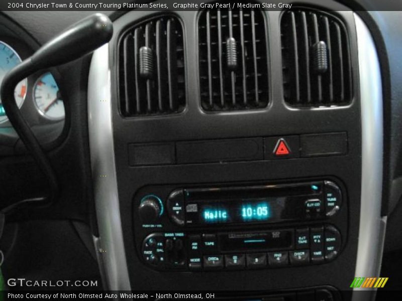 Graphite Gray Pearl / Medium Slate Gray 2004 Chrysler Town & Country Touring Platinum Series