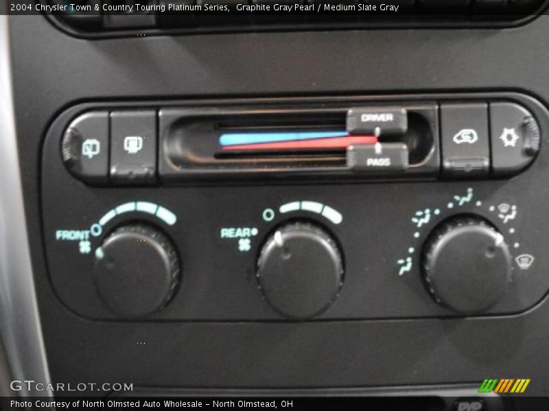 Graphite Gray Pearl / Medium Slate Gray 2004 Chrysler Town & Country Touring Platinum Series