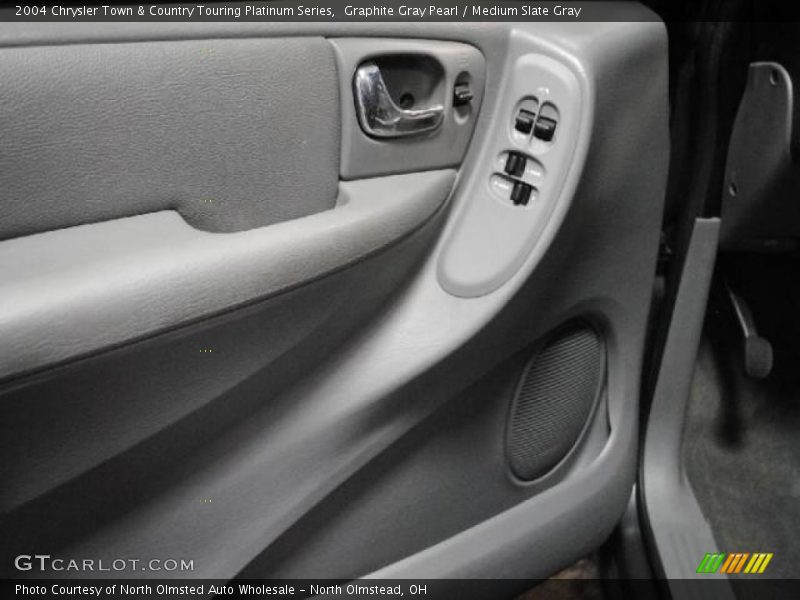 Graphite Gray Pearl / Medium Slate Gray 2004 Chrysler Town & Country Touring Platinum Series