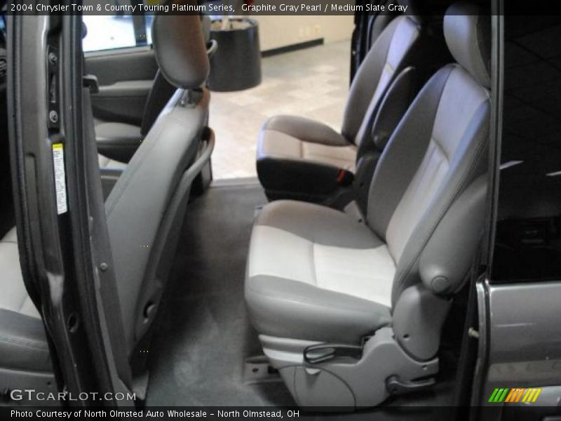 Graphite Gray Pearl / Medium Slate Gray 2004 Chrysler Town & Country Touring Platinum Series