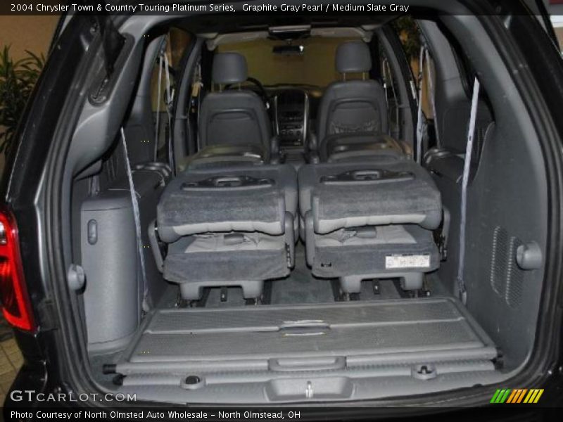 Graphite Gray Pearl / Medium Slate Gray 2004 Chrysler Town & Country Touring Platinum Series