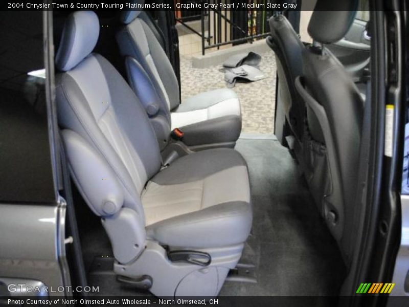 Graphite Gray Pearl / Medium Slate Gray 2004 Chrysler Town & Country Touring Platinum Series