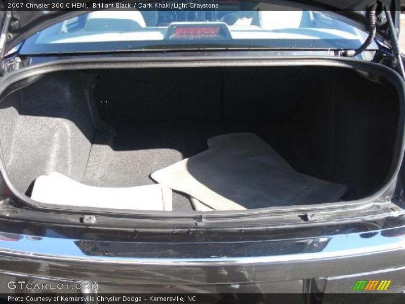 Brilliant Black / Dark Khaki/Light Graystone 2007 Chrysler 300 C HEMI