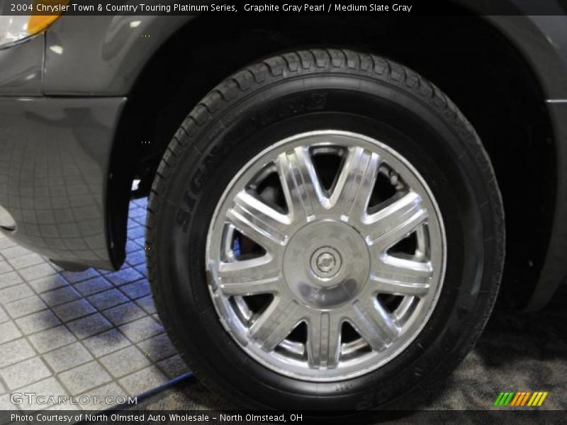 Graphite Gray Pearl / Medium Slate Gray 2004 Chrysler Town & Country Touring Platinum Series