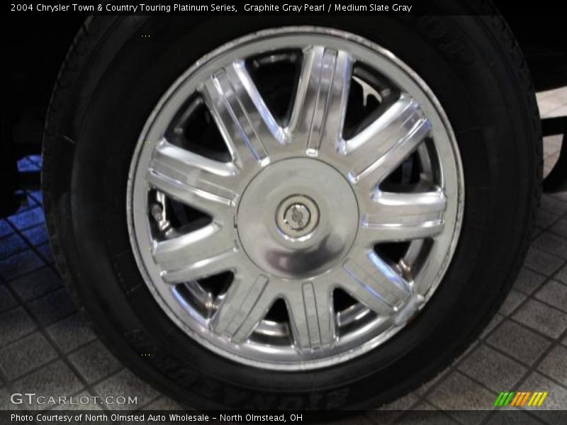 Graphite Gray Pearl / Medium Slate Gray 2004 Chrysler Town & Country Touring Platinum Series