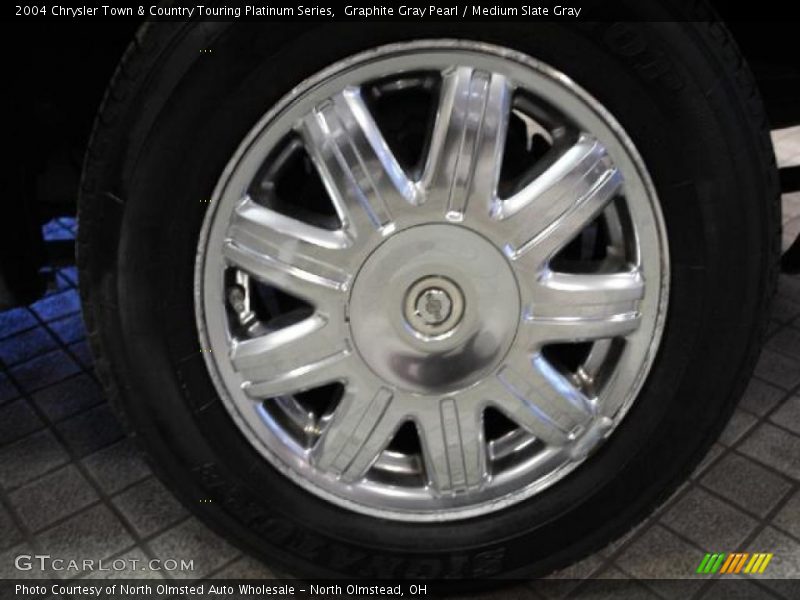 Graphite Gray Pearl / Medium Slate Gray 2004 Chrysler Town & Country Touring Platinum Series
