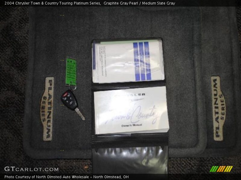 Graphite Gray Pearl / Medium Slate Gray 2004 Chrysler Town & Country Touring Platinum Series