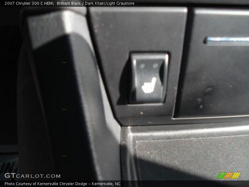 Brilliant Black / Dark Khaki/Light Graystone 2007 Chrysler 300 C HEMI