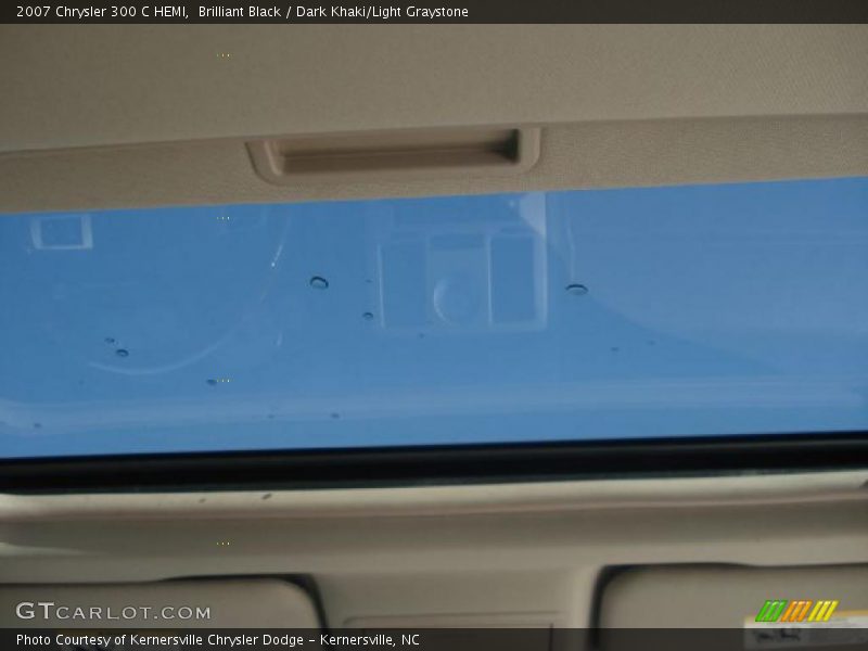 Brilliant Black / Dark Khaki/Light Graystone 2007 Chrysler 300 C HEMI
