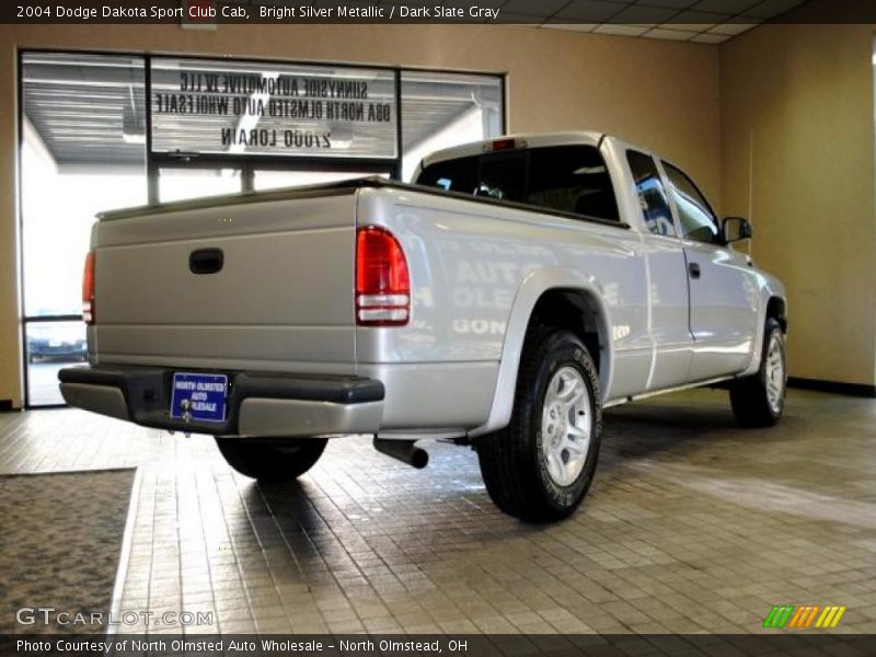 Bright Silver Metallic / Dark Slate Gray 2004 Dodge Dakota Sport Club Cab