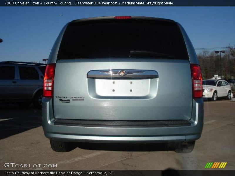 Clearwater Blue Pearlcoat / Medium Slate Gray/Light Shale 2008 Chrysler Town & Country Touring