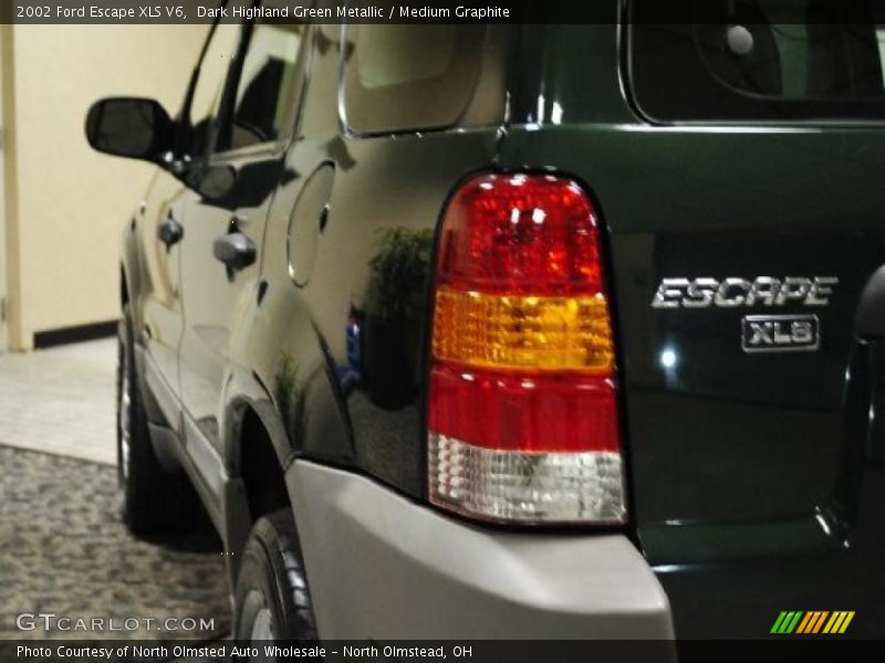 Dark Highland Green Metallic / Medium Graphite 2002 Ford Escape XLS V6