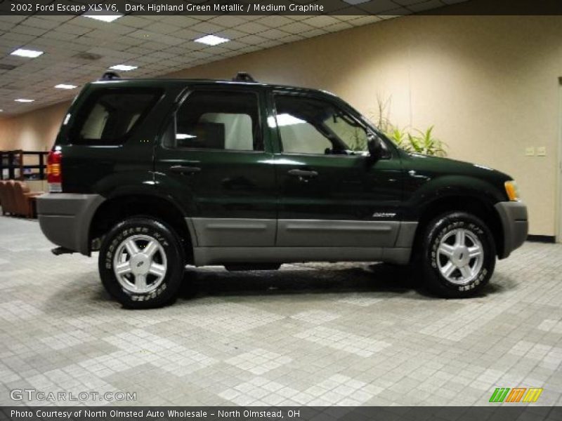 Dark Highland Green Metallic / Medium Graphite 2002 Ford Escape XLS V6