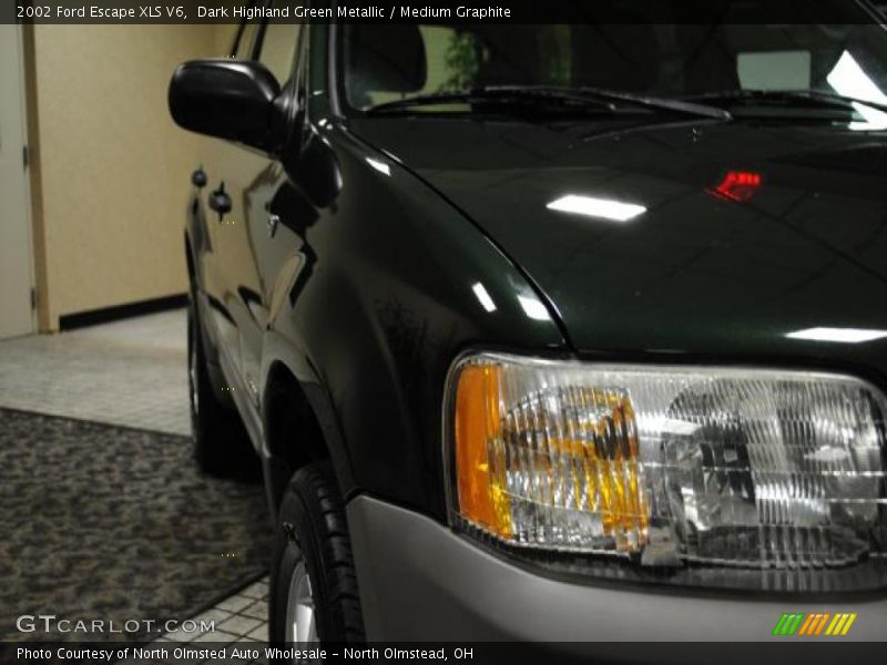 Dark Highland Green Metallic / Medium Graphite 2002 Ford Escape XLS V6