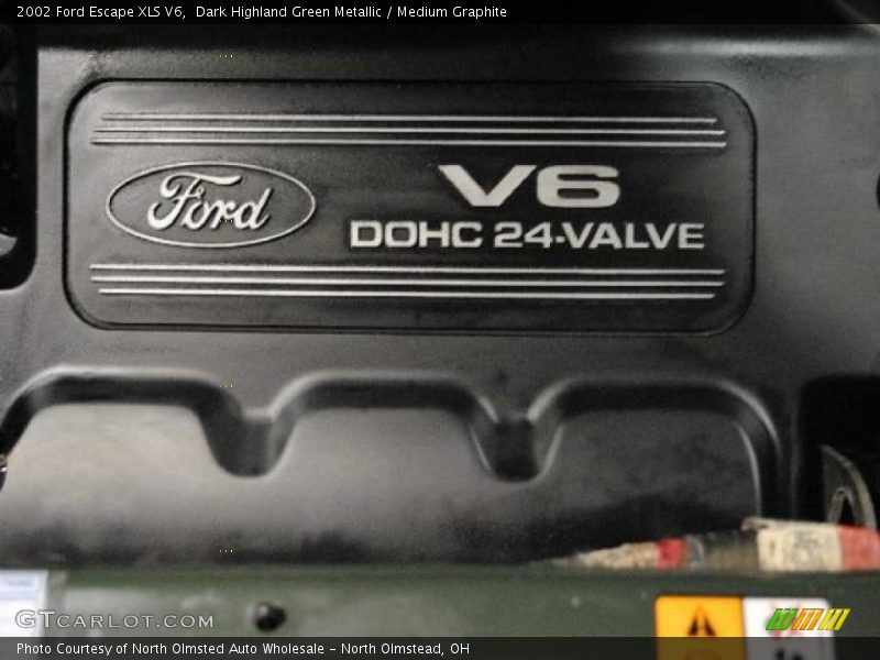 Dark Highland Green Metallic / Medium Graphite 2002 Ford Escape XLS V6