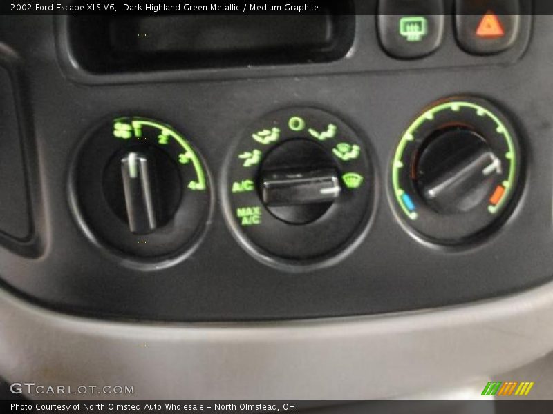 Dark Highland Green Metallic / Medium Graphite 2002 Ford Escape XLS V6