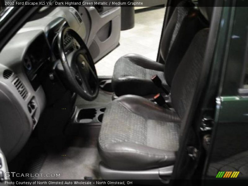 Dark Highland Green Metallic / Medium Graphite 2002 Ford Escape XLS V6