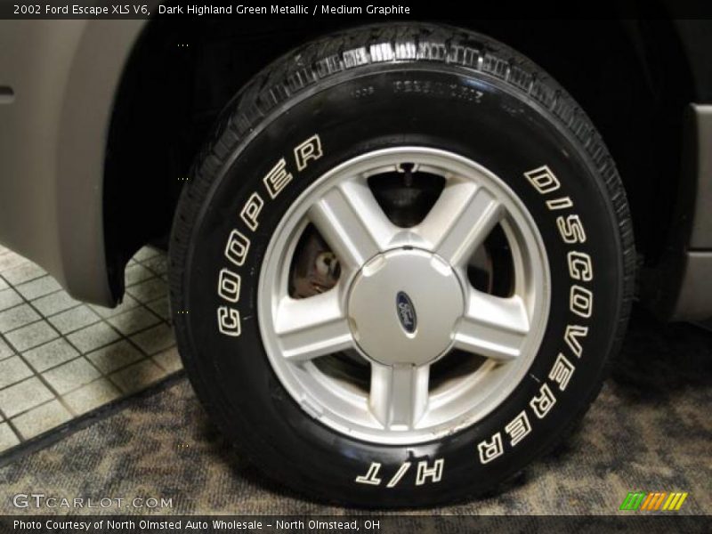 Dark Highland Green Metallic / Medium Graphite 2002 Ford Escape XLS V6