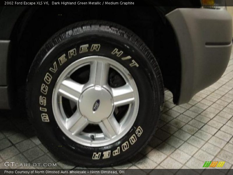 Dark Highland Green Metallic / Medium Graphite 2002 Ford Escape XLS V6