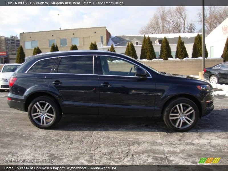 Mugello Blue Pearl Effect / Cardamom Beige 2009 Audi Q7 3.6 quattro