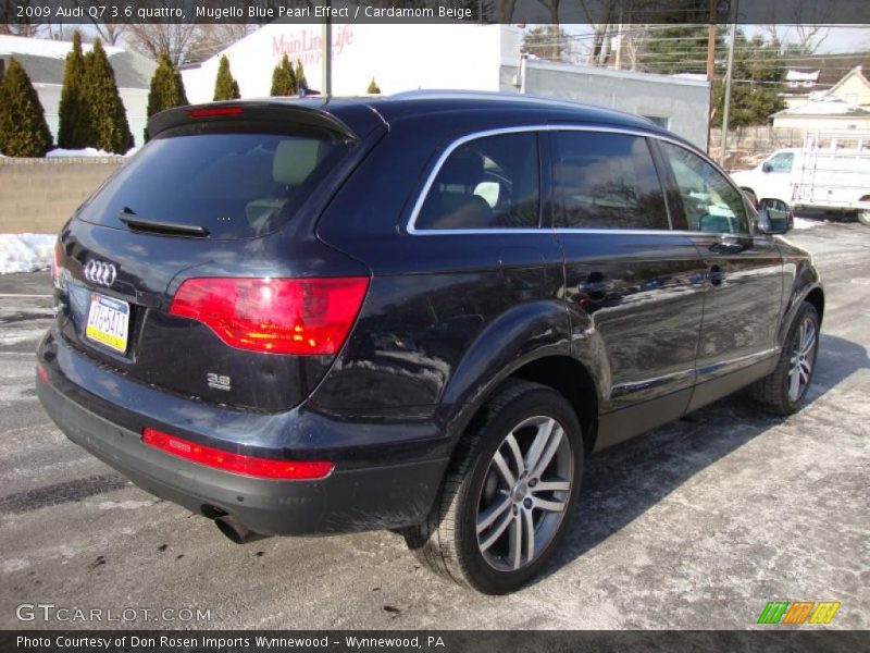 Mugello Blue Pearl Effect / Cardamom Beige 2009 Audi Q7 3.6 quattro