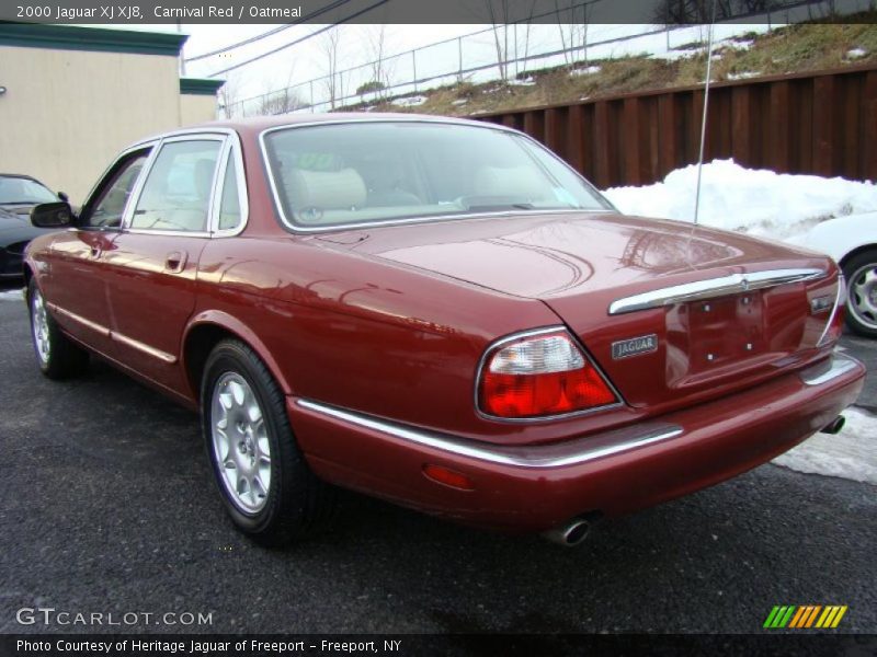 Carnival Red / Oatmeal 2000 Jaguar XJ XJ8