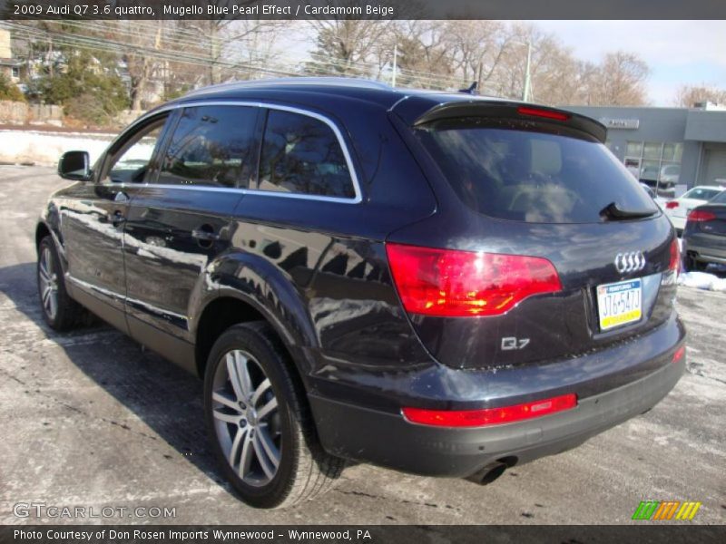 Mugello Blue Pearl Effect / Cardamom Beige 2009 Audi Q7 3.6 quattro