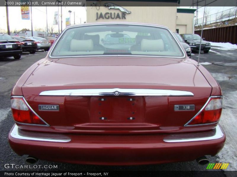 Carnival Red / Oatmeal 2000 Jaguar XJ XJ8