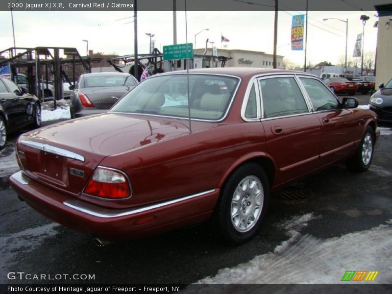 Carnival Red / Oatmeal 2000 Jaguar XJ XJ8