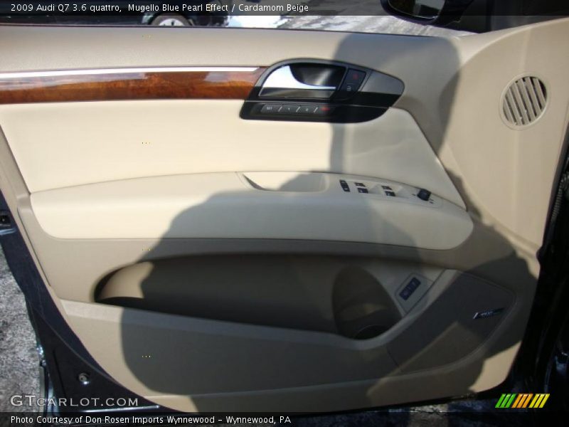 Mugello Blue Pearl Effect / Cardamom Beige 2009 Audi Q7 3.6 quattro
