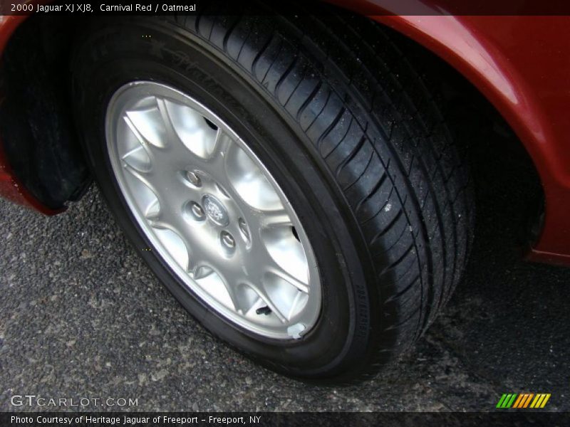 Carnival Red / Oatmeal 2000 Jaguar XJ XJ8