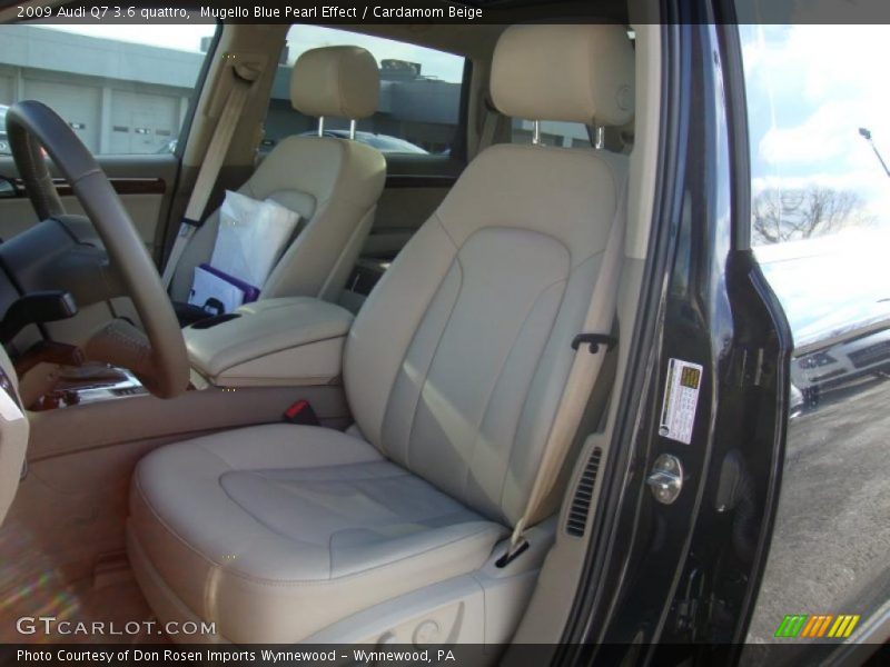 Mugello Blue Pearl Effect / Cardamom Beige 2009 Audi Q7 3.6 quattro