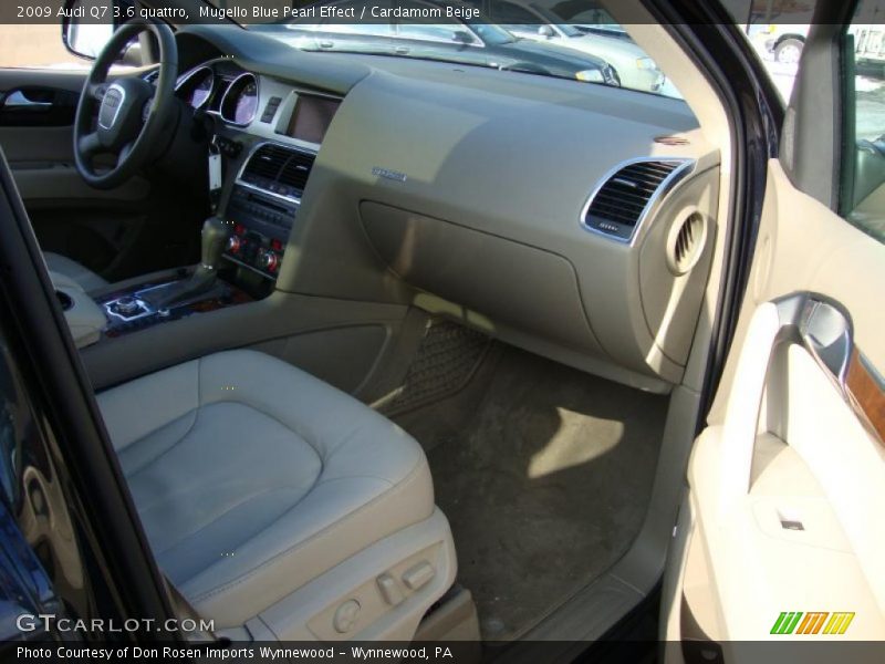 Mugello Blue Pearl Effect / Cardamom Beige 2009 Audi Q7 3.6 quattro