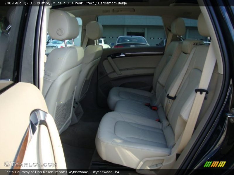 Mugello Blue Pearl Effect / Cardamom Beige 2009 Audi Q7 3.6 quattro
