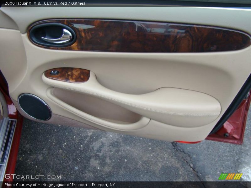Carnival Red / Oatmeal 2000 Jaguar XJ XJ8