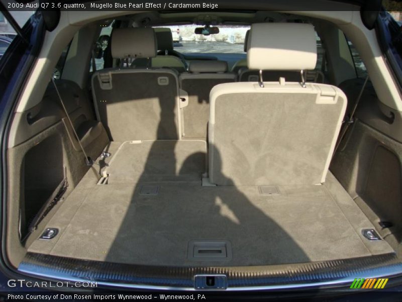 Mugello Blue Pearl Effect / Cardamom Beige 2009 Audi Q7 3.6 quattro
