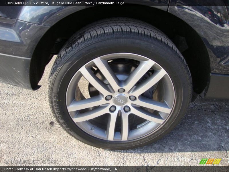 Mugello Blue Pearl Effect / Cardamom Beige 2009 Audi Q7 3.6 quattro