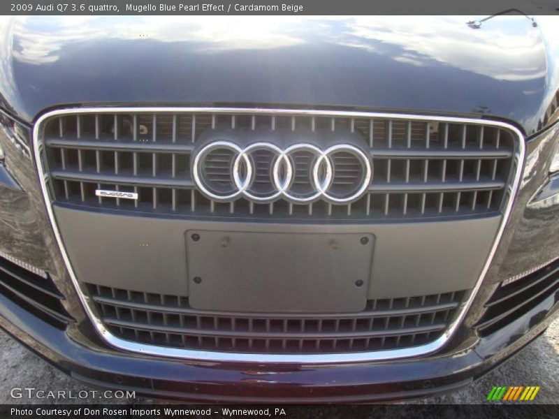 Mugello Blue Pearl Effect / Cardamom Beige 2009 Audi Q7 3.6 quattro