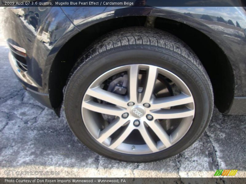 Mugello Blue Pearl Effect / Cardamom Beige 2009 Audi Q7 3.6 quattro